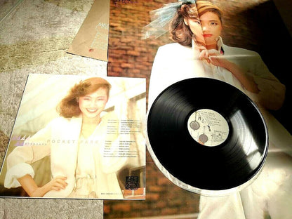 USED Miki Matsubara Poket Park LP city-pop Midnight Door w/poster From Japan F/S