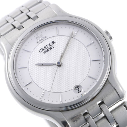 Seiko Credor Ordinaire Quartz GCAZ005 / 8J86-6A00 SS men's watch Used in Japan