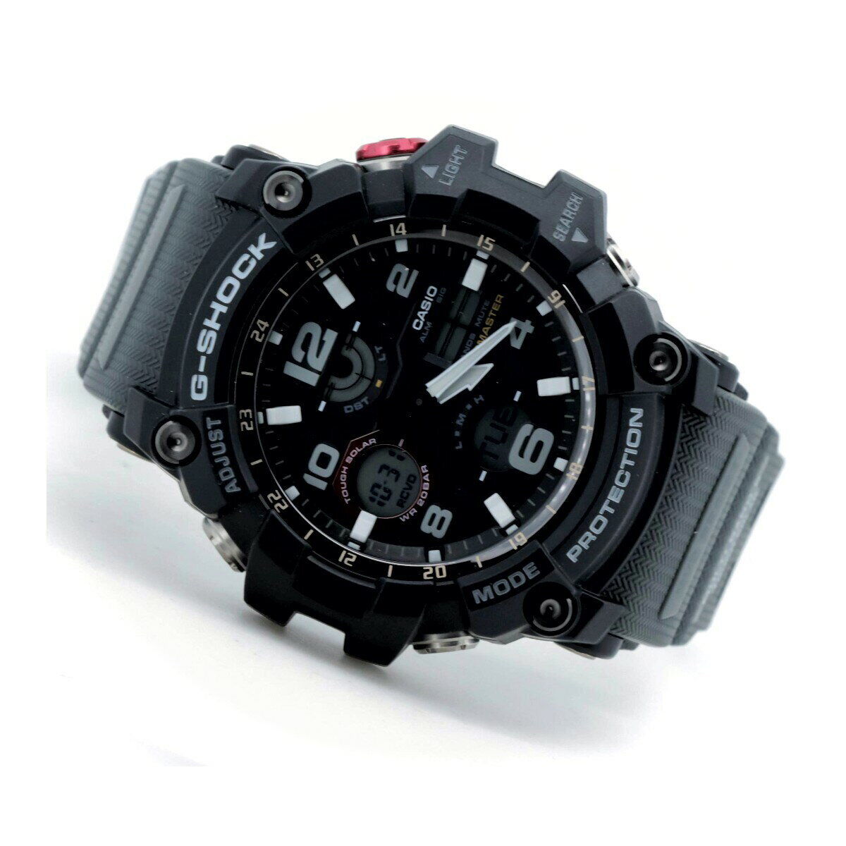 CASIO G-SHOCK Watch Madmaster Black Dial Radio Wave Solar GWG-100 Used in Japan