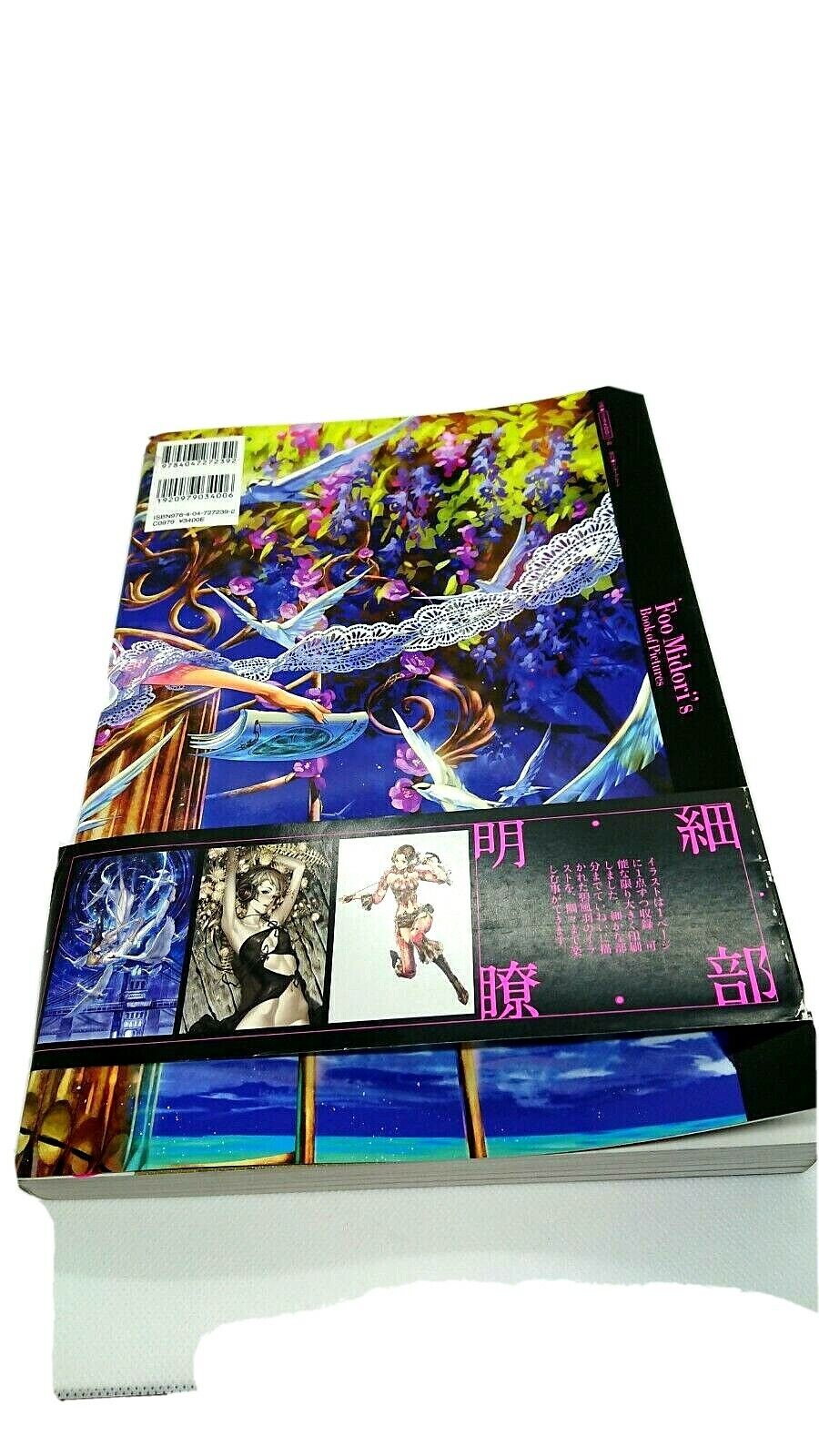 Midori Fuu Art Book (Beam Comics) Out of Print Obi First Edition Japan