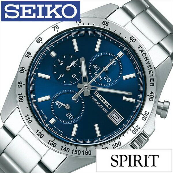 Near Mint Seiko Watch Chronograph Quartz Blue Dial SBTR023 Used in Japan