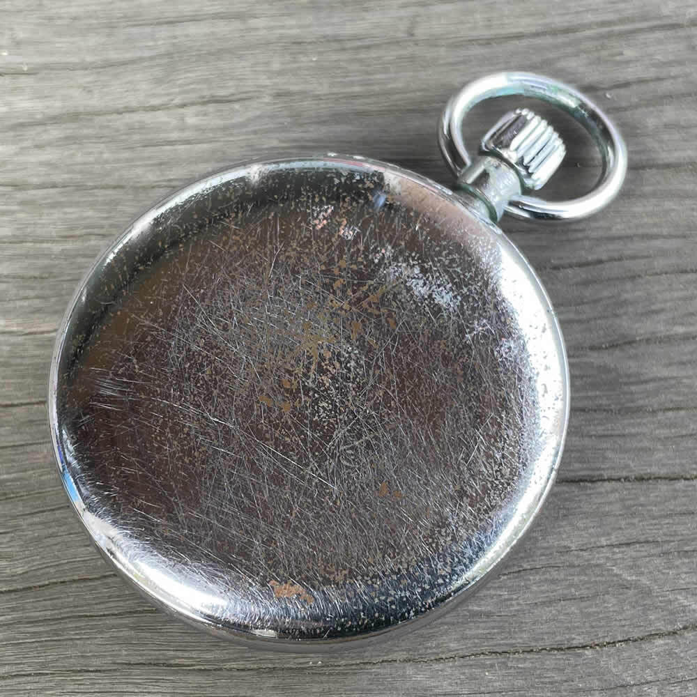 Used Overhauled Seiko Railroad Watch Pocket Watch 9119-0020T 15 stone From Japan