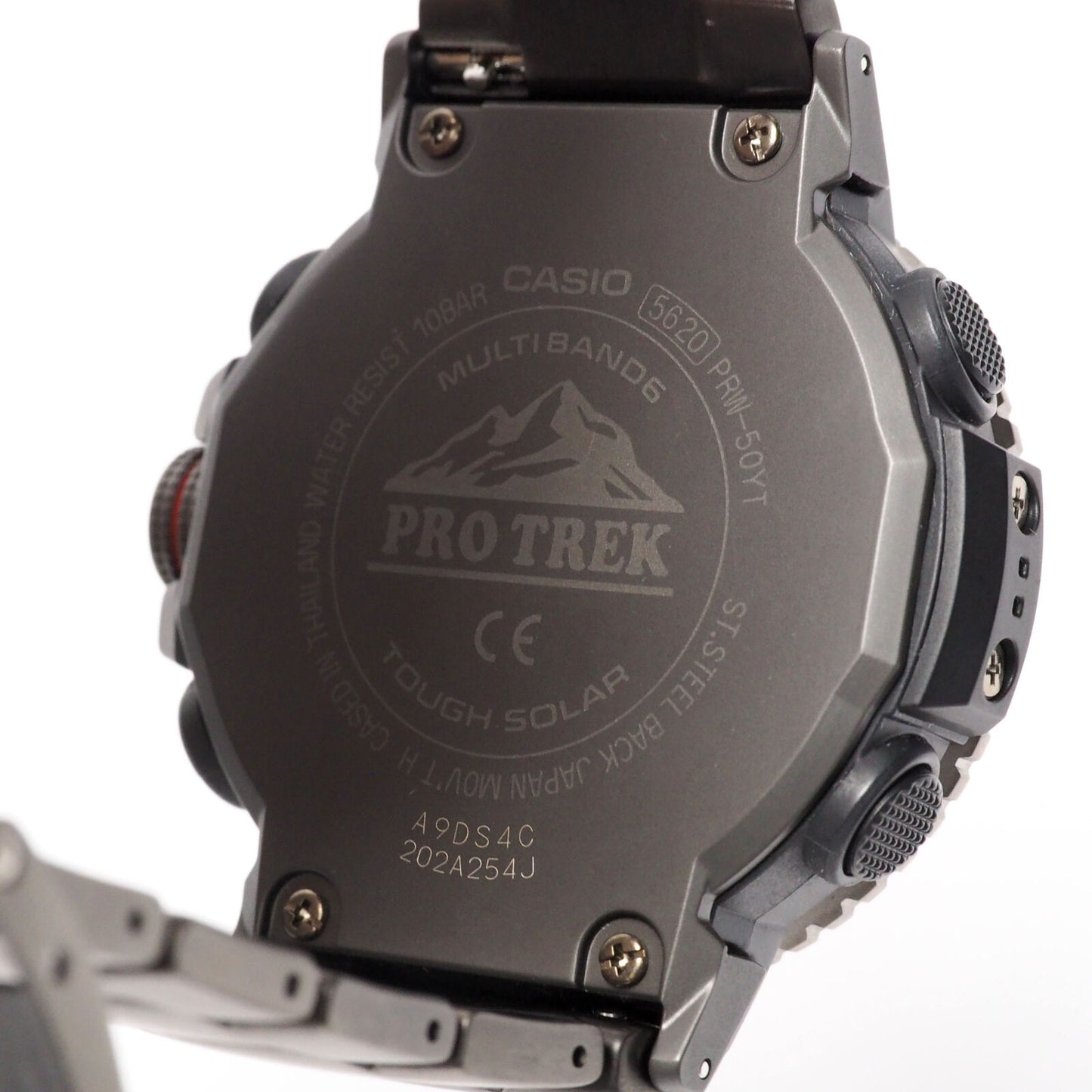 Near Mint Casio PROTREK Watch Men's Tough Solar world time Used in Japan