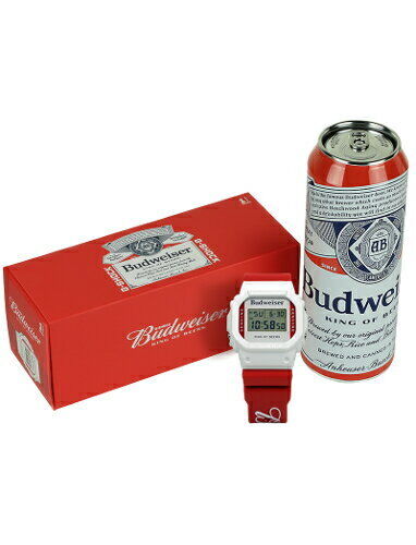 Near Mint Casio Watch G-SHOCK × Budweiser Limited DW5600BUD20 Used in Japan