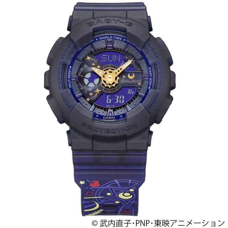 Near Mint Casio Watch BABY-G Sailor Moon Limited BA-110XSM-2AJR Used in Japan