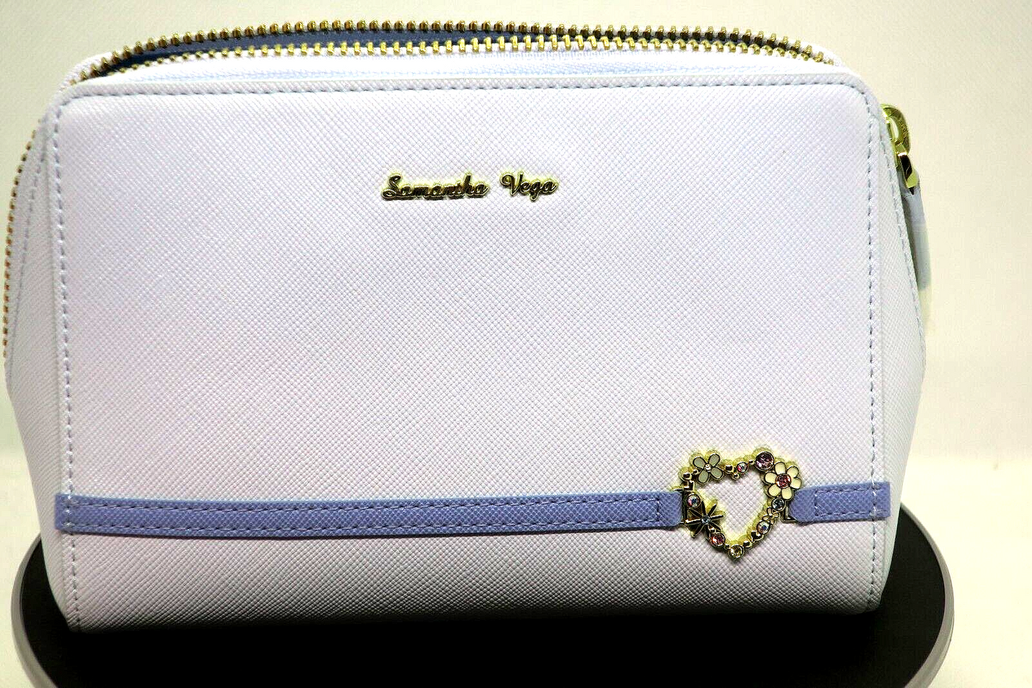 Samantha Vega Mini Pouch Light Blue Women Used in Japan