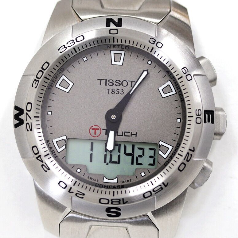 Tissot Watch T-touch2 Quartz Men's T047.420.11.071.00 Used in Japan