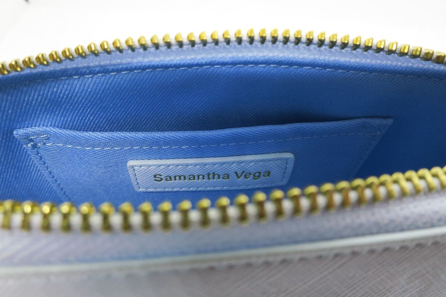 Samantha Vega Mini Pouch Light Blue Women Used in Japan