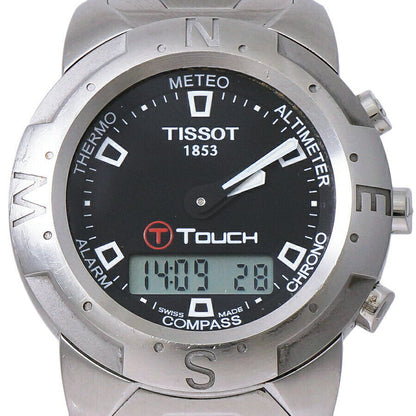 Tissot men's watch T-touch Digiana quartz Z251 351-1 Used in Japan