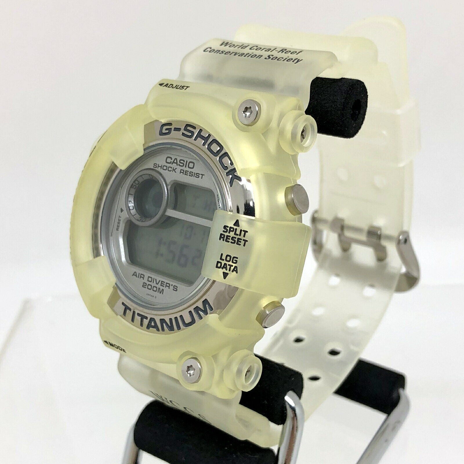 Casio Watch G-SHOCK FROGMAN WCCS Triple Manta DW-8201WC-8T Used in Jap –  The Japan Pride