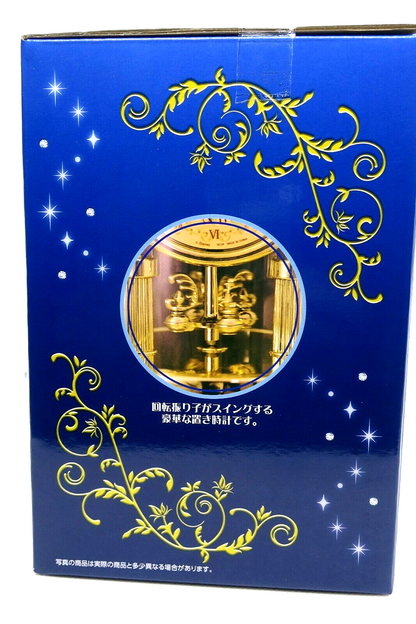 Disney Princess Premium Swing Dome Clock Gold Operation confirmed Used in Japan