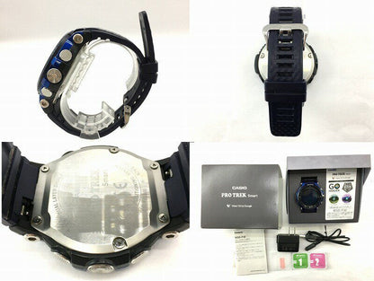 Casio Protrek Smart WSD-F30-BU GPS Smart Watch Used in Japan