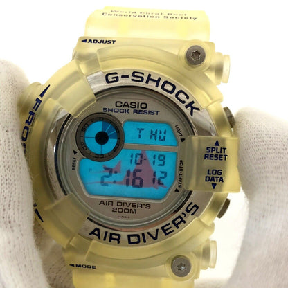 Casio Watch G-SHOCK FROGMAN WCCS White Skeleton DW-8250WC-7BT Used in Japan