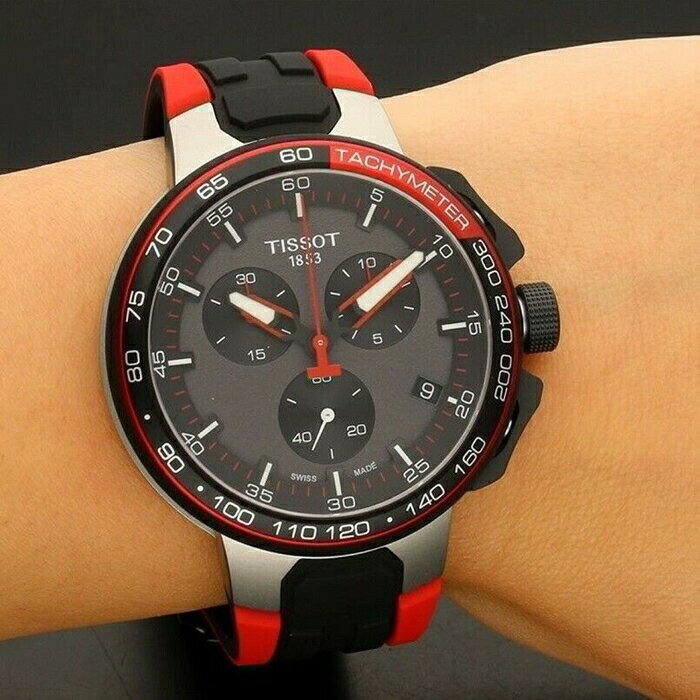 Mint Tissot Watch T-Race Chronograph Quartz T111.417.27.441.01 Used in Japan