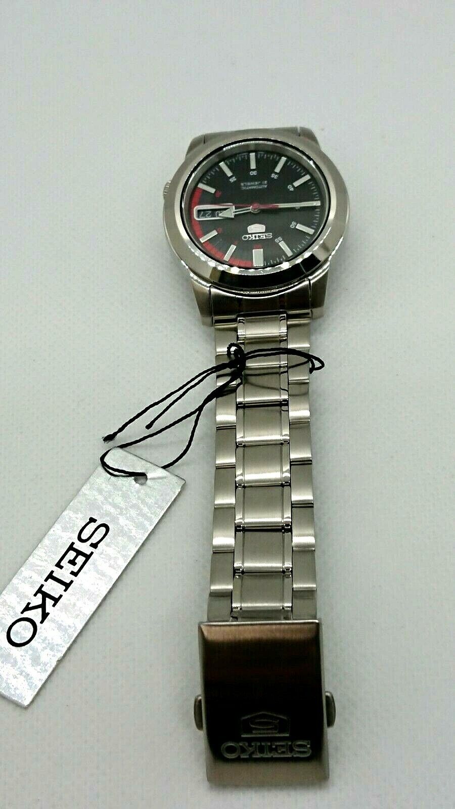 Mint SEIKO Seiko 5 Men's watch Wristwatch Automatic Racing model From Japan F/S