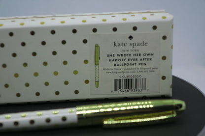 Kate Spade New York She Wrote Her Own Happily Ever After Ballpoint Pen Used