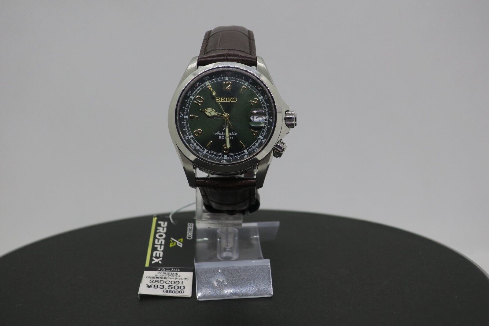 Rare Mint Seiko Men s Watch Prospex Alpinist SBDC091 Green Dial