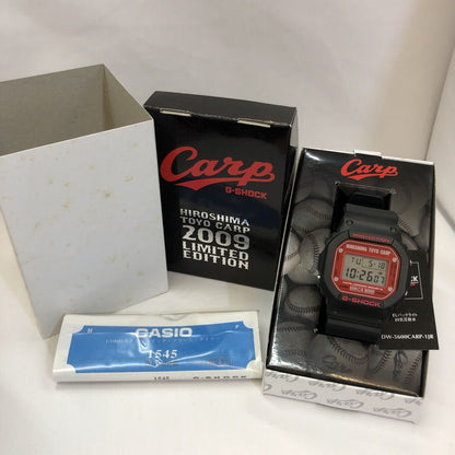 Casio Watch G-SHOCK Hiroshima Toyo Carp 2009 Limited DW-5600CARP-1JR Used