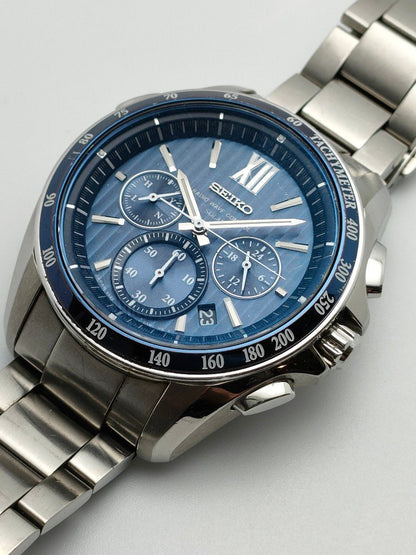 Seiko Watch Brightz Radio Solar Chronograph SAGA151 Used in Japan