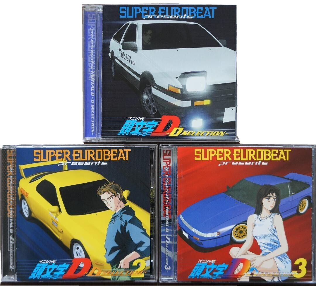 Rare Super Eurobeat initial D Presents selection 3 ( 1.2.3 ) CD Japanese anime