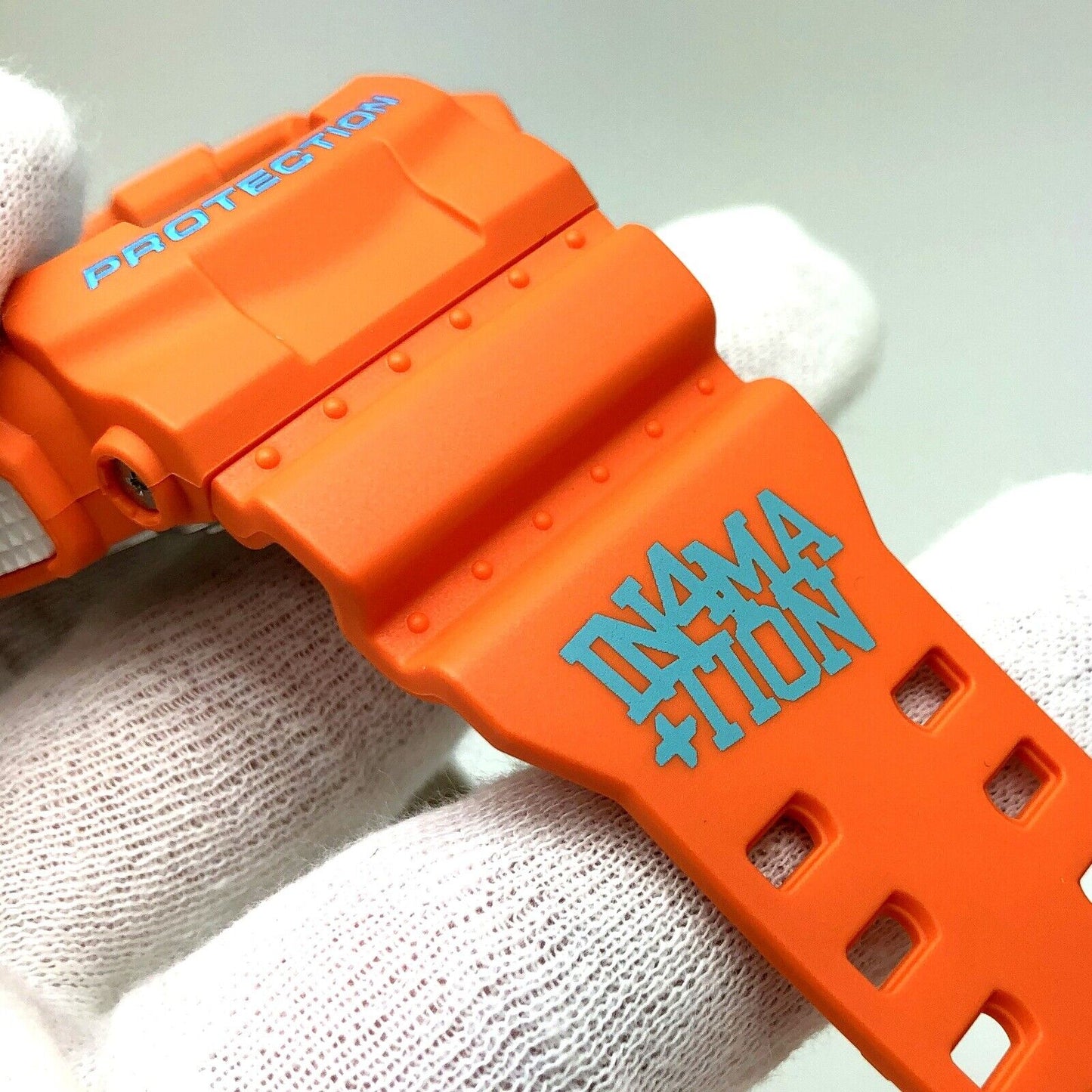 Casio Watch G-SHOCK × in4mation Quartz Orange GAX-100X-4AJR Used in Japan