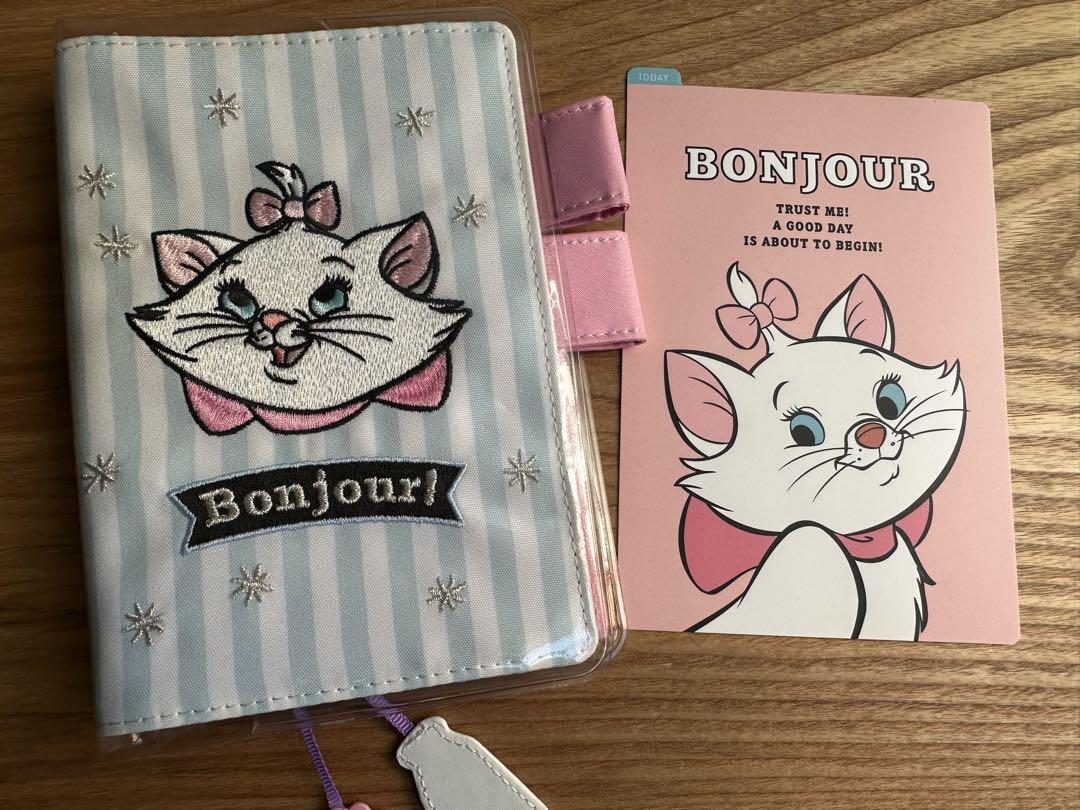 Near Mint Hobonichi Notebook Cover A6 original Size Marie Disney Used in Japan