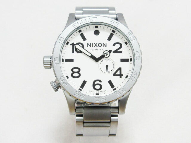 Mint NIXON Men's Watch 51-30 White A057-1166 Used in Japan