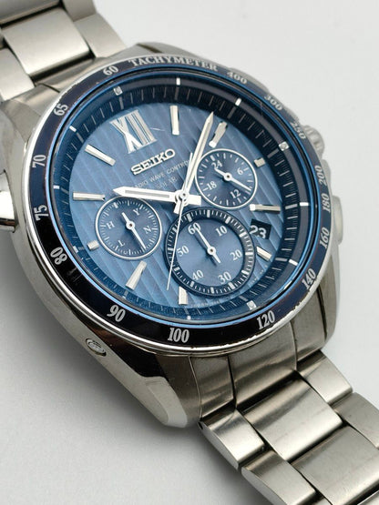 Seiko Watch Brightz Radio Solar Chronograph SAGA151 Used in Japan