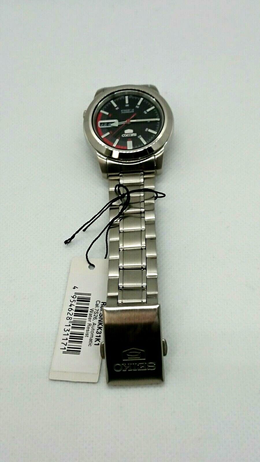 Mint SEIKO Seiko 5 Men's watch Wristwatch Automatic Racing model From Japan F/S