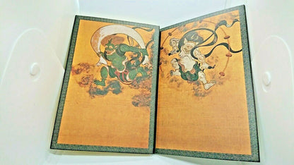 Mint JAPAN Kyoto Kenninji Temple Goshuincho (stamp Note book) Fujin Raijin F/S