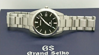 SEIKO Grand Seiko SBGX061 Date black Dial Quartz Men's Watch Used in Japan