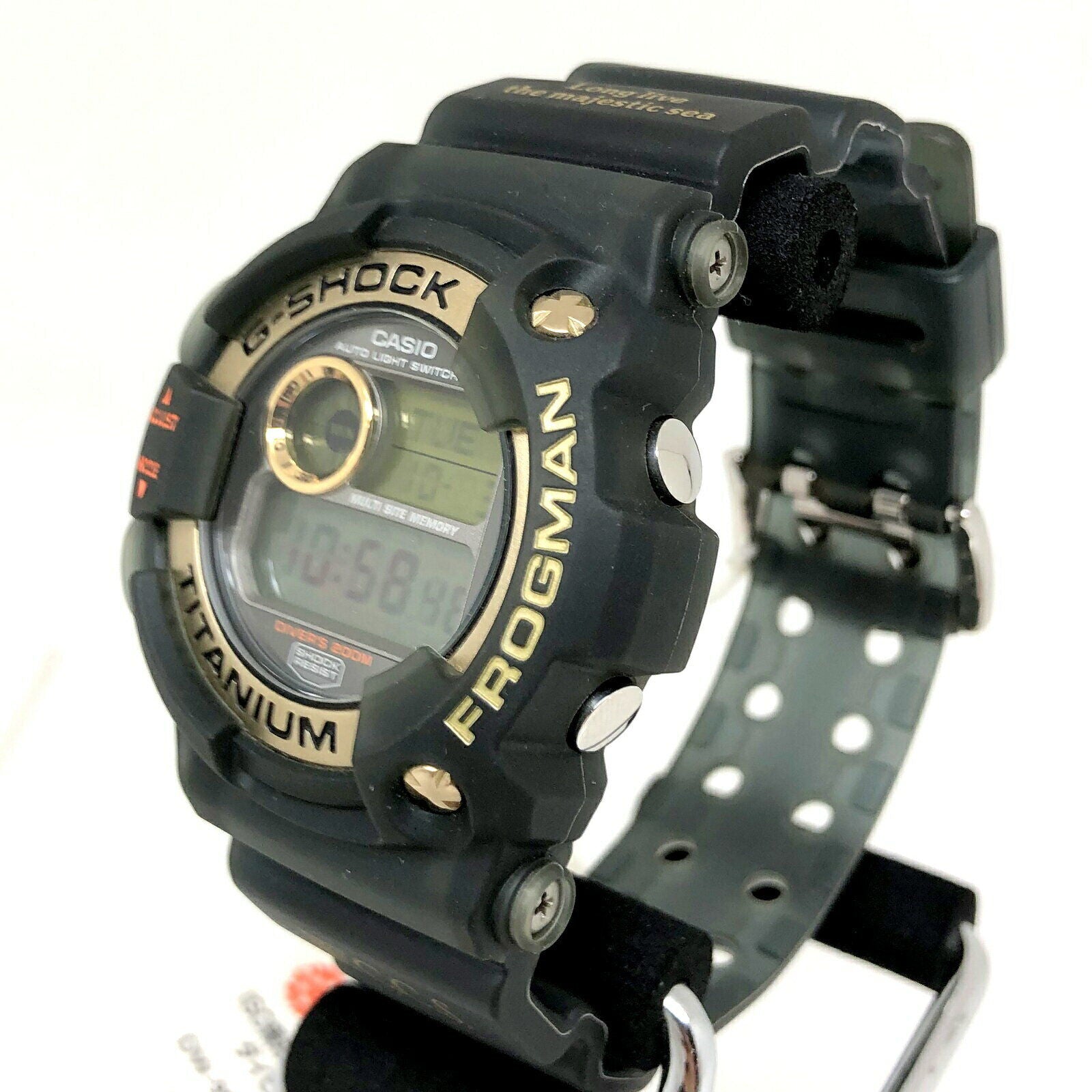 Casio Watch G-SHOCK FROGMAN WCCS 2000 Quartz DW-9902GWC-8JR Used in Ja –  The Japan Pride