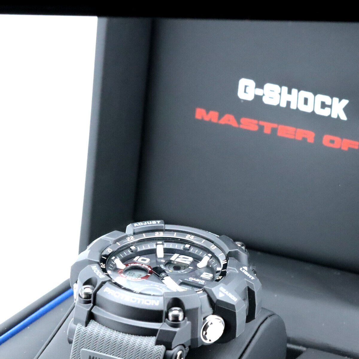 CASIO G-SHOCK Watch Madmaster Black Dial Radio Wave Solar GWG-100 Used in Japan