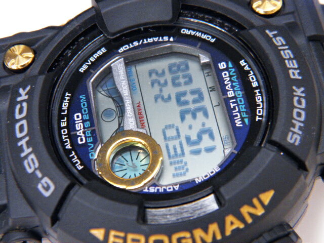 Near Mint Casio men's Watch G-Shock Frogman GWF-1000G-1JR Used in Japan