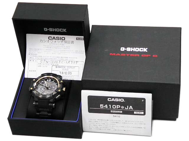 Near Mint Casio Men's Watch G-Shock Gravity Master Sky Cockpit GPW-1000FC-1A9JF