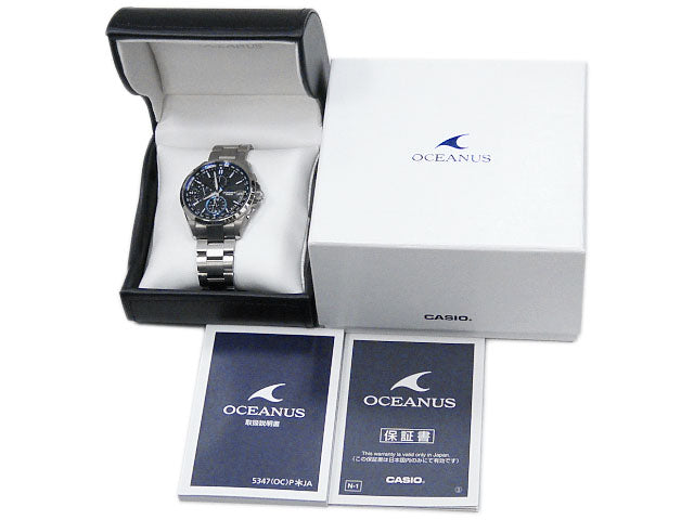 Casio Watch Oceanus Titanium Men's OCW-T2600-1AJF Used in Japan