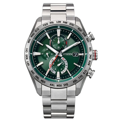 Citizen Watch ATTESA Radio Solar Green AT8181-63W Men's New From Japan