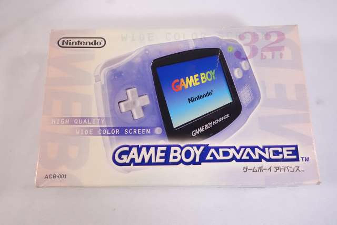 Nintendo Game Boy Advance AGB-001 Milky Blue Used in Japan