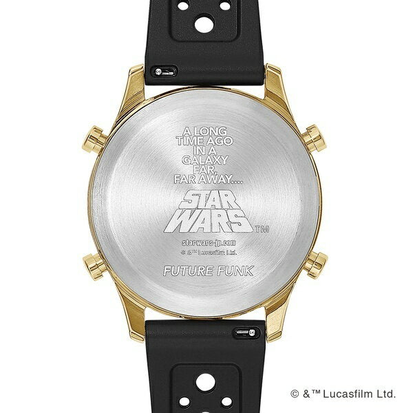 Rare Future Funk Watch Star Wars Model FFSW-102-YG-RB From Japan