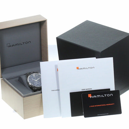 Near Mint Hamilton Watch H326121 Jazzmaster Chronograph Quartz Men's Used in Jap