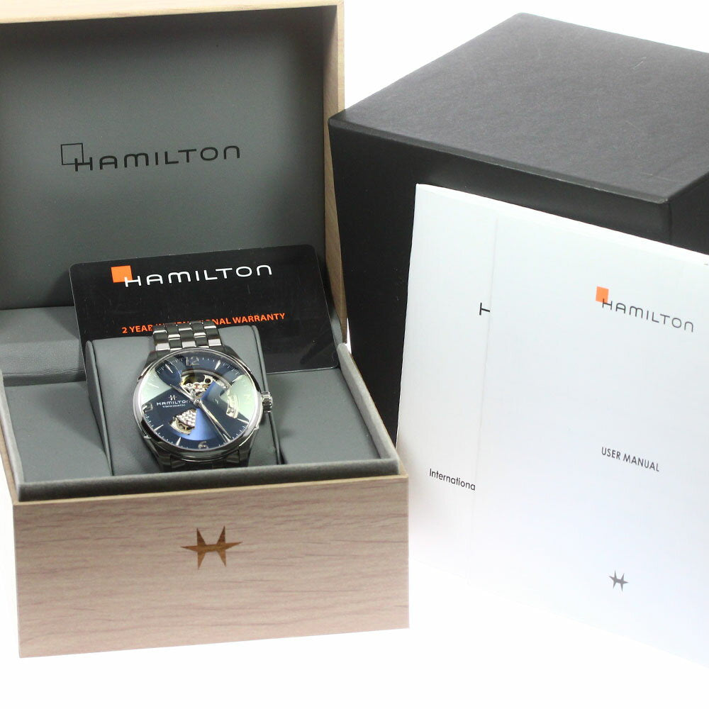 HamiltonWatch H327050 Jazzmaster Viewmatic Open Heart Automatic Used in Japan