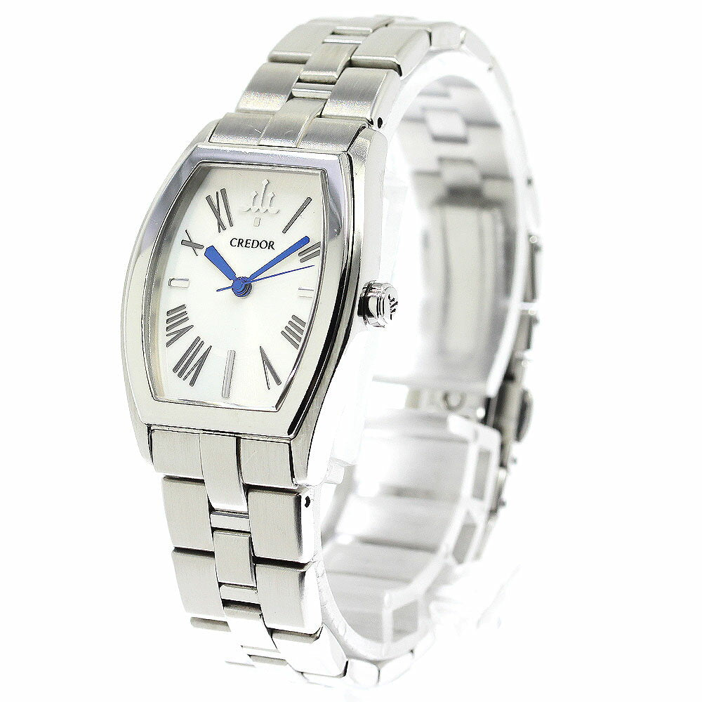 Seiko Watch 4J81-0AE0 Credor Aqua Quartz Ladies Used in Japan