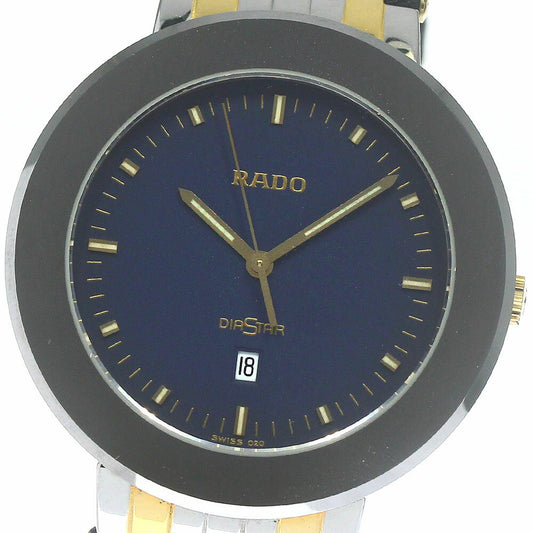 RADO Watch DIASTAR Date Quartz Men's 152.0343.3 Used in Japan