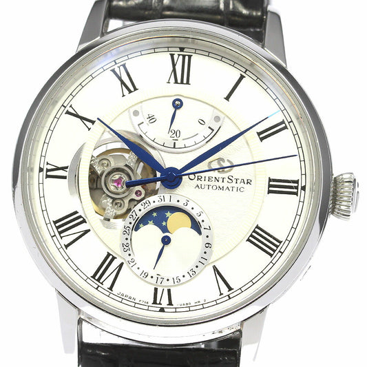 Orient Star Watch RK-AM0001S Classic Mechanical Moon Phase Automatic Winding Men