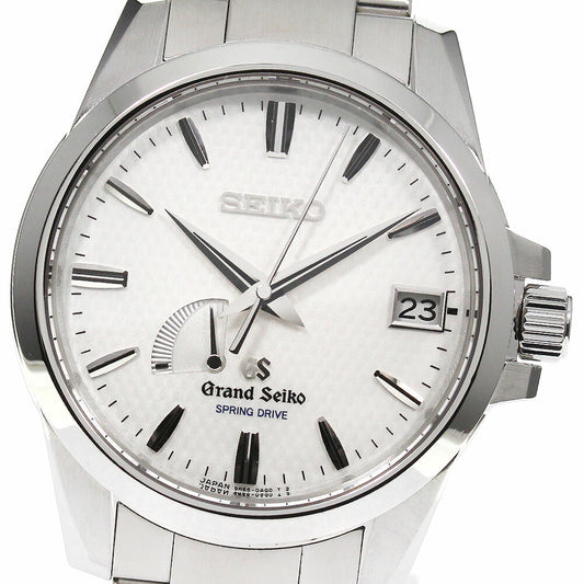 Grand Seiko Watch SBGA025 Power Reserve Date Spring Drive Men's Used in Japan