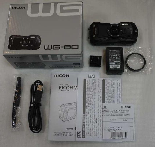 RICOH Digital Camera Model number: WG-80 HS Used in Japan
