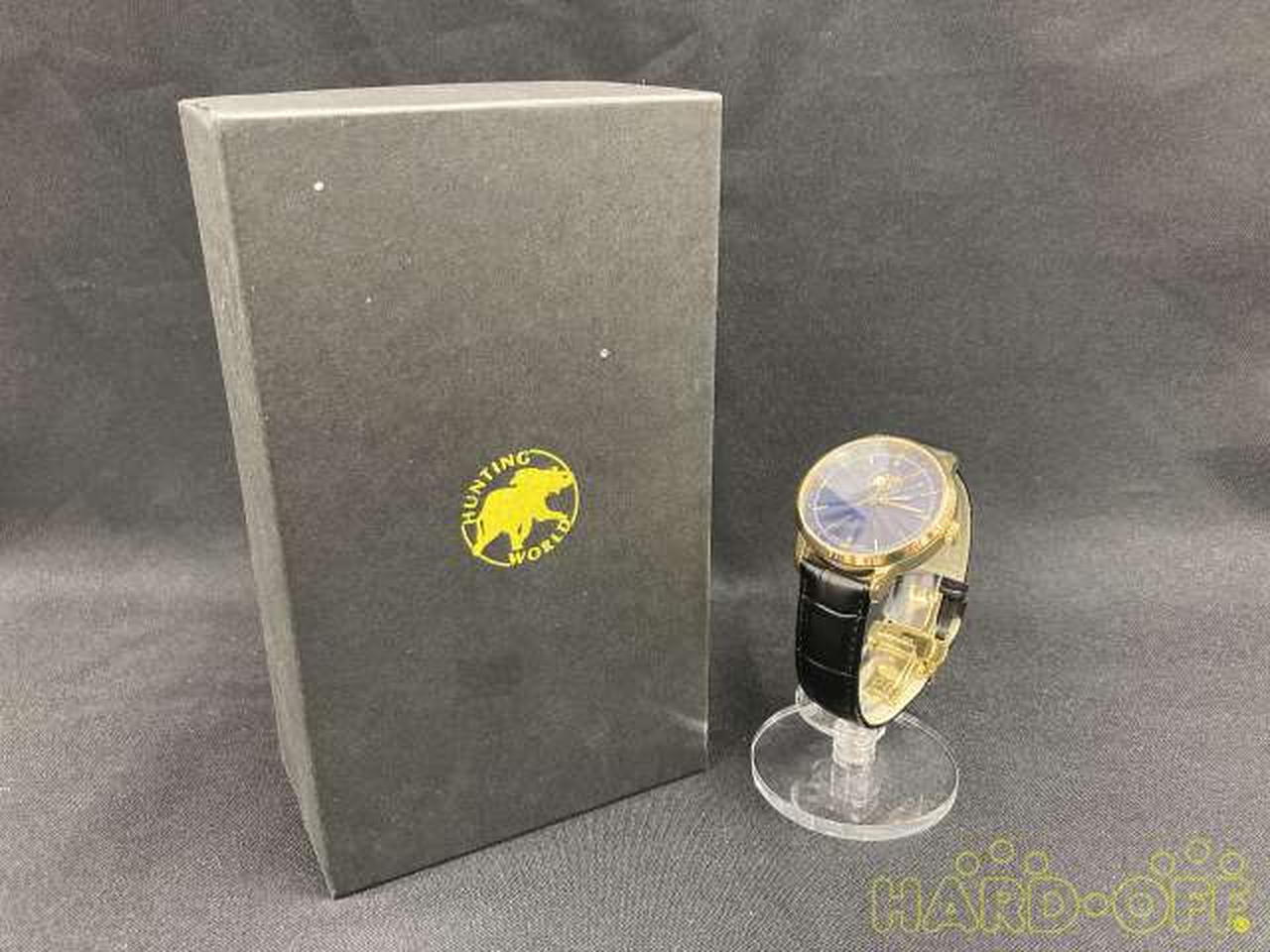 Rare HUNTING WORLD Watch Quartz Midnight Quest Limited 950 Used in Japan