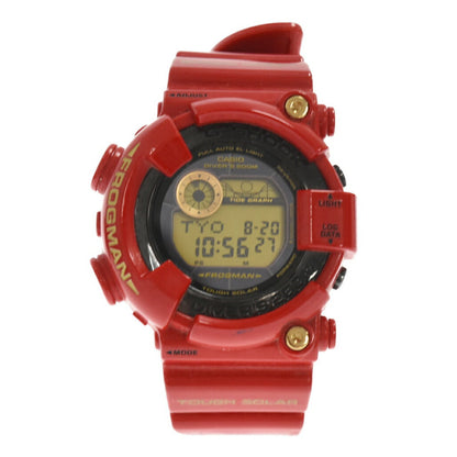 CASIO G-SHOCK Watch Frogman Rising Red Digital GF-8230A Used in Japan