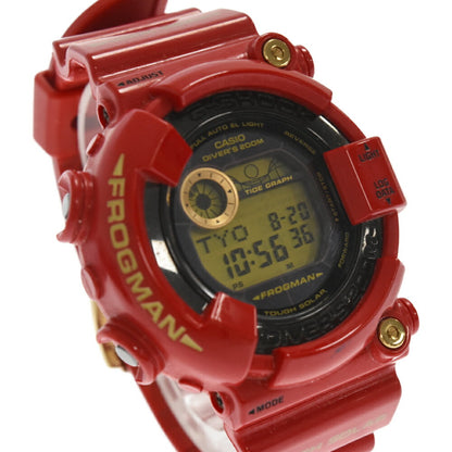 CASIO G-SHOCK Watch Frogman Rising Red Digital GF-8230A Used in Japan