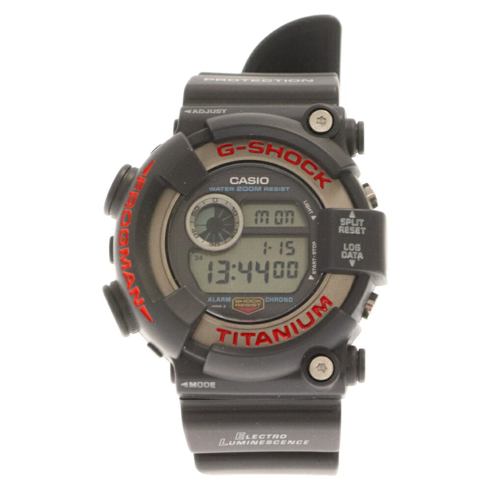 Casio Watch G-Shock Frogman Digital Quartz Black DW-8200 Used in Japan